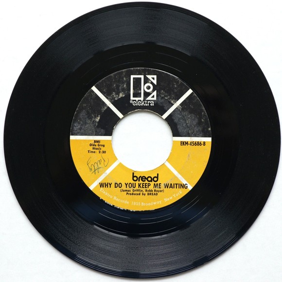 Bread – Make It With You / Why Do You Keep Me Waiting - 45 rpm Vinyl 7" Single - Picture 2 of 9